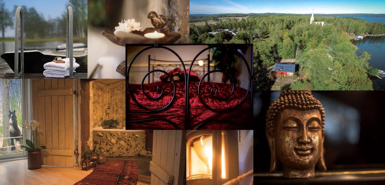 Romantic Spa Villa With Fireplace By The Lake Stjarnsund Екстериор снимка